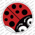 Lady Bug Wholesale Novelty Circle Sticker Decal