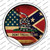 American Confederate Dont Tread On Me Wholesale Novelty Circle Sticker Decal