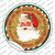 Ho Ho Ho Santa Wholesale Novelty Circle Sticker Decal