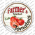 Farmers Market Tomatoes Wholesale Novelty Circle Sticker Decal