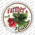 Farmers Market Radish Wholesale Novelty Circle Sticker Decal