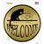 Welcome With Cat Wholesale Novelty Circle Sticker Decal