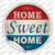 Home Sweet Home America Wholesale Novelty Circle Sticker Decal