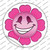 Flower Girl Wholesale Novelty Circle Sticker Decal