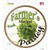 Farmers Market Parsley Wholesale Novelty Circle Sticker Decal