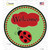 Welcome Ladybug Wholesale Novelty Circle Sticker Decal