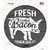 Fresh Smoked Bacon Wholesale Novelty Circle Sticker Decal