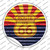 Route 66 Arizona Flag Wholesale Novelty Circle Sticker Decal