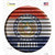 Missouri Flag Corrugated Wholesale Novelty Circle Sticker Decal