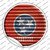 Tennessee Flag Corrugated Wholesale Novelty Circle Sticker Decal