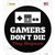 NES Gamers Dont Die Wholesale Novelty Circle Sticker Decal