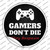 PlayStation Gamers Dont Die Wholesale Novelty Circle Sticker Decal