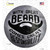 With Great Beard Wholesale Novelty Circle Sticker Decal