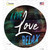 Live Love Relax Wholesale Novelty Circle Sticker Decal