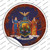 New York Rusty Stamped Wholesale Novelty Circle Sticker Decal