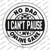 Dad I Cant Pause Online Wholesale Novelty Circle Sticker Decal