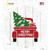 Christmas Tree In Truck Bed Wholesale Novelty Circle Sticker Decal