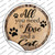 Love and a Cat Wholesale Novelty Circle Sticker Decal