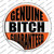 Genuine Bitch Guaranteed Wholesale Novelty Circle Sticker Decal
