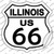 Illinois Route 66 Wholesale Novelty Highway Shield Sticker Decal