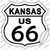 Kansas Route 66 Wholesale Novelty Highway Shield Sticker Decal