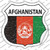 Afghanistan Flag Wholesale Novelty Highway Shield Sticker Decal