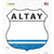 Altay Flag Wholesale Novelty Highway Shield Sticker Decal