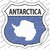 Antarctica Flag Wholesale Novelty Highway Shield Sticker Decal