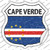 Cape Verde Flag Wholesale Novelty Highway Shield Sticker Decal
