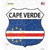 Cape Verde Flag Wholesale Novelty Highway Shield Sticker Decal
