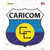 CARICOM Flag Wholesale Novelty Highway Shield Sticker Decal