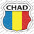 Chad Flag Wholesale Novelty Highway Shield Sticker Decal