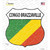 Congo Brazzaville Flag Wholesale Novelty Highway Shield Sticker Decal