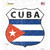 Cuba Flag Wholesale Novelty Highway Shield Sticker Decal