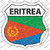 Eritrea Flag Wholesale Novelty Highway Shield Sticker Decal