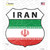 Iran Flag Wholesale Novelty Highway Shield Sticker Decal