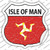 Isle of Man Flag Wholesale Novelty Highway Shield Sticker Decal