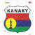 Kanaky Flag Wholesale Novelty Highway Shield Sticker Decal
