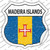 Madeira Islands Flag Wholesale Novelty Highway Shield Sticker Decal
