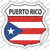 Puerto Rico Flag Wholesale Novelty Highway Shield Sticker Decal