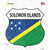 Solomon Islands Flag Wholesale Novelty Highway Shield Sticker Decal