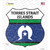 Torres Strait Islands Flag Wholesale Novelty Highway Shield Sticker Decal