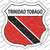 Trinidad Tobago Flag Wholesale Novelty Highway Shield Sticker Decal
