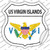 US Virgin Islands Flag Wholesale Novelty Highway Shield Sticker Decal