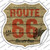 Route 66 Wood Effect Wholesale Novelty Highway Shield Sticker Decal