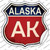 Alaska Wholesale Novelty Highway Shield Sticker Decal