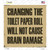 Changing Toilet Paper Wholesale Novelty Square Sticker Decal