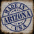 Arizona Stamp On Wood Wholesale Novelty Square Sticker Decal