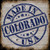 Colorado Stamp On Wood Wholesale Novelty Square Sticker Decal