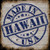 Hawaii Stamp On Wood Wholesale Novelty Square Sticker Decal